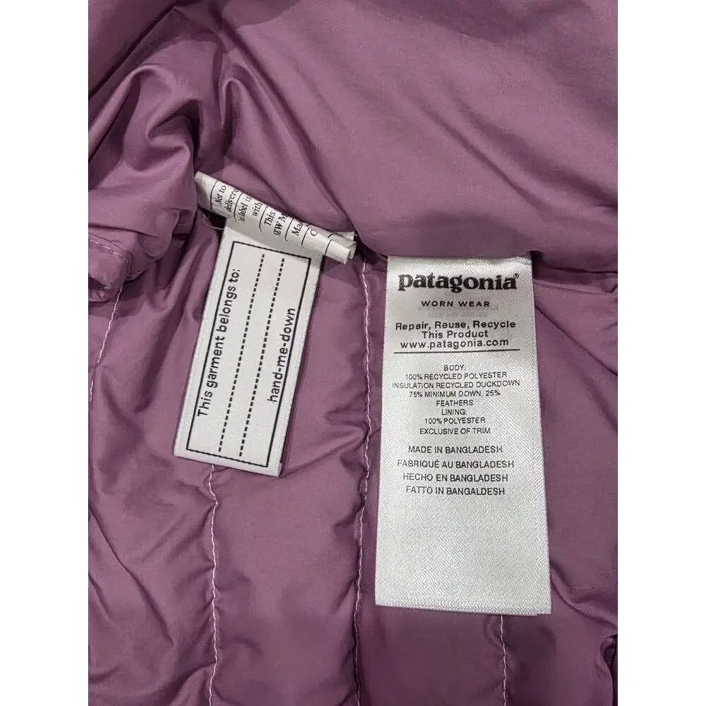 Patagonia Baby Down Sweater 12-18M Sleepy Bears multi Puffer Jacket A008058